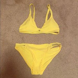 Yellow bikini